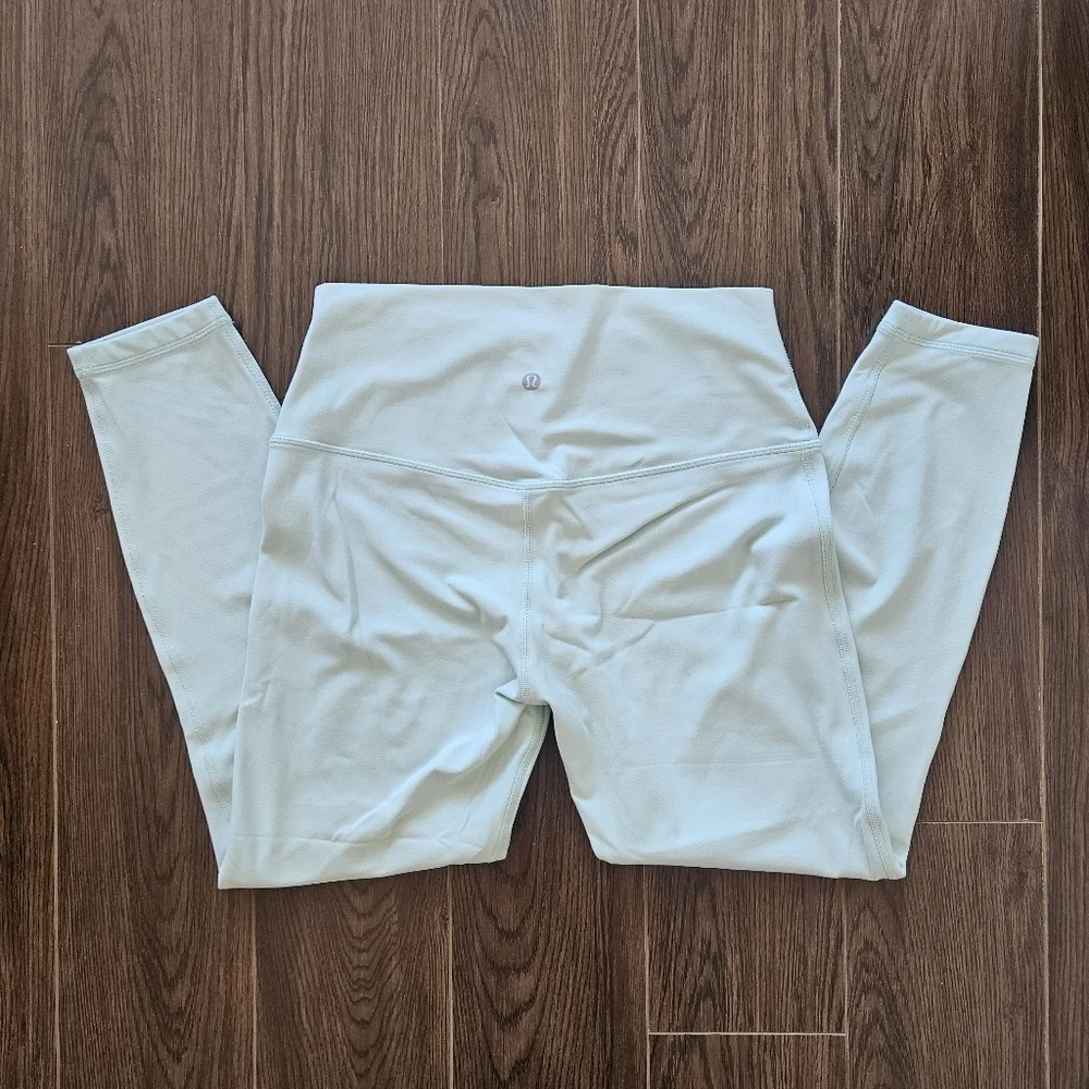Lululemon Align High-Rise Pant 25" Delicate Mint Size 10 - Picture 9 of 9